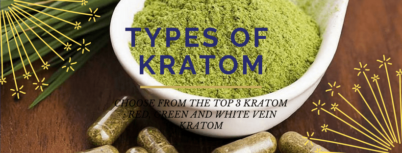 Learn about the different kinds of Kratom.  Red, White, and Green.